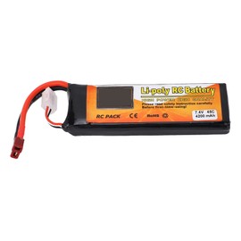 Drone Lithium Battery 7.4v 4200mah 45C 2S Lipo Battery with T Plug for FPV RC Quadcopter Helicopter Boat