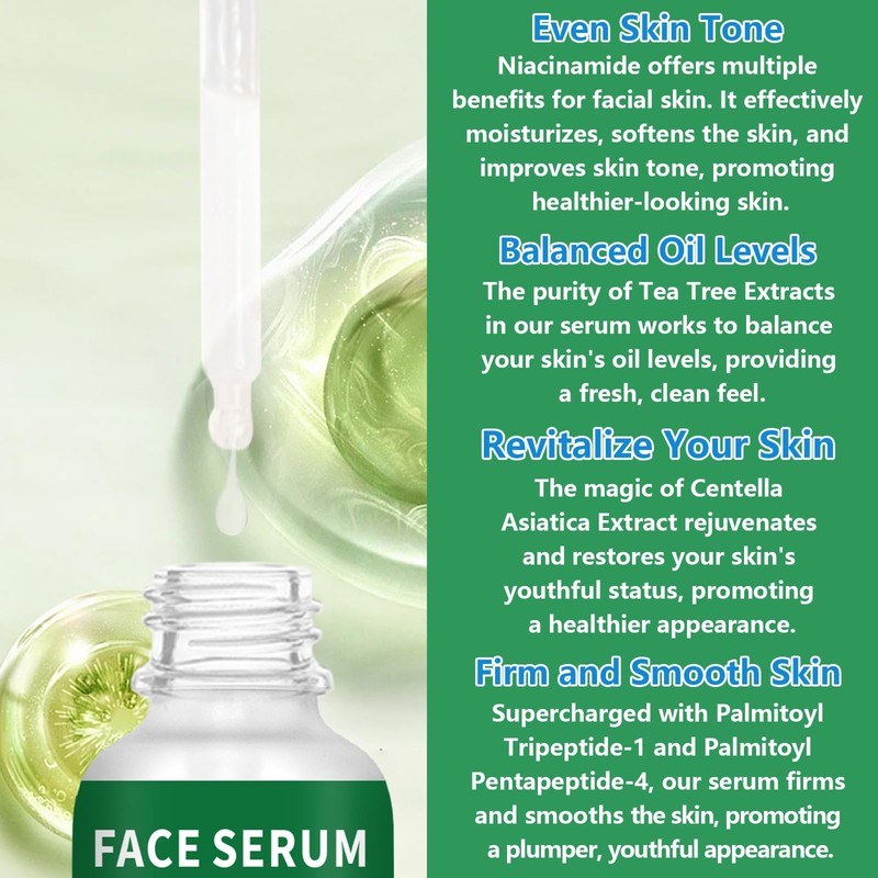 3 Pack 5% Niacinamide Serum with 4% Tea Tree Extracts