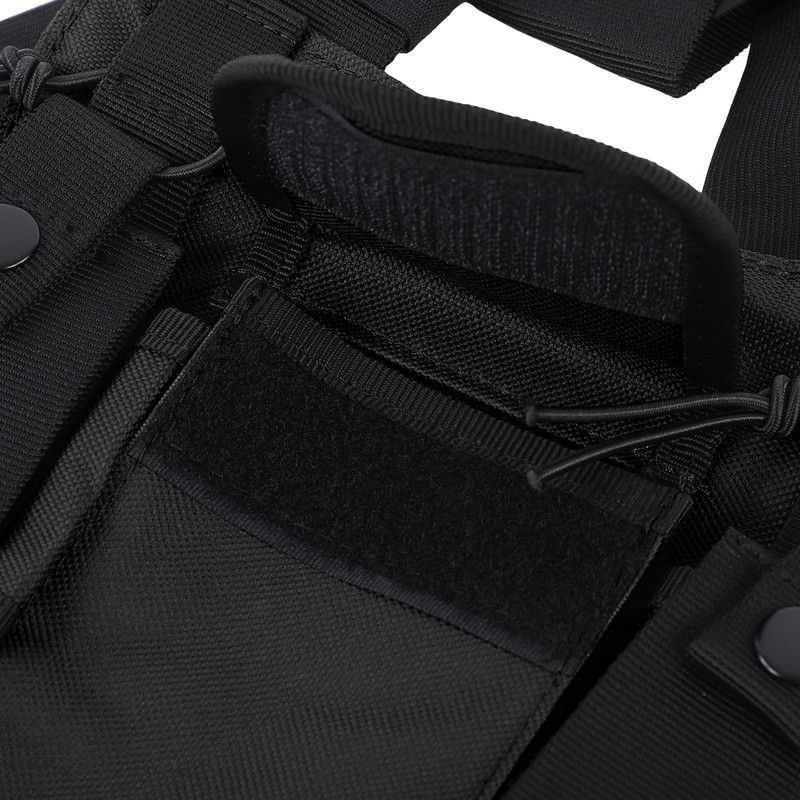 Chest Pack Adjustable Multi Pocket Functional Harness Front Vest Rig
