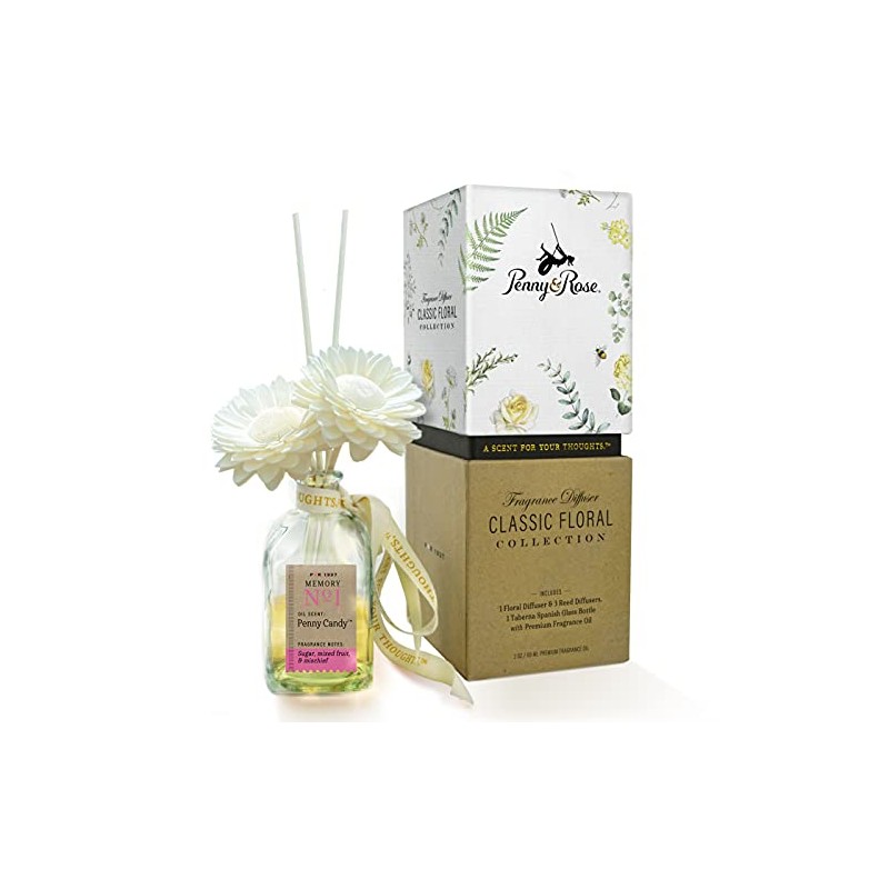 Penny & Rose Limited Classic Daisy Floral Diffuser | Penny