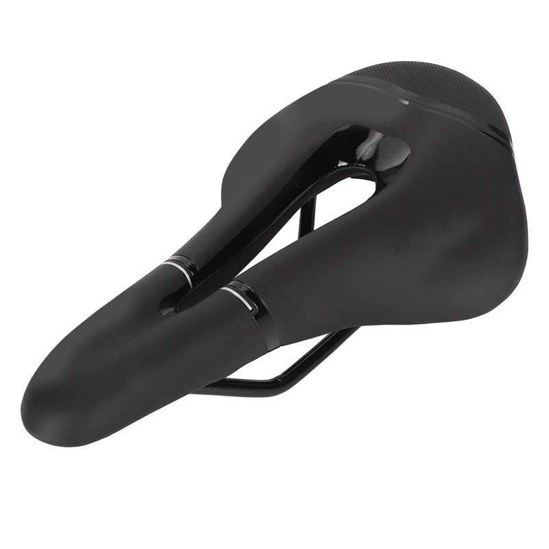 Bicycle Saddle Hollow Breathable Shock Absorbing Height Adjustable Prevent Slip