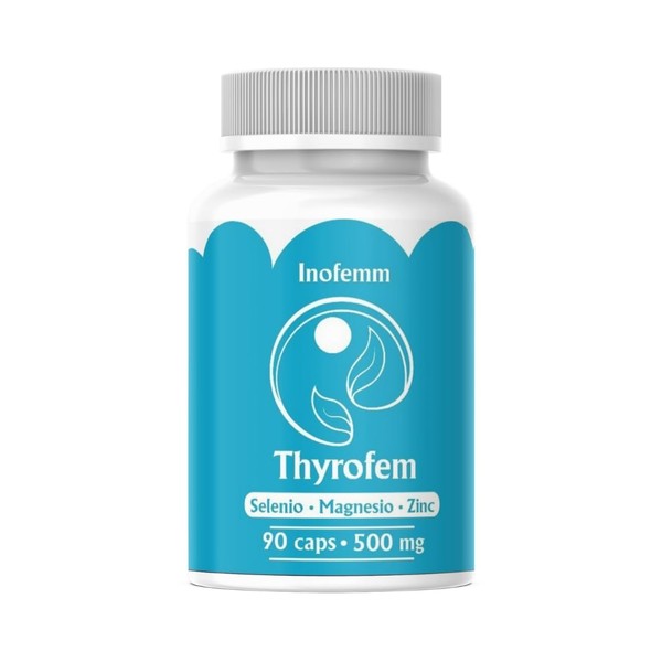 Thyrofem (Selenio, Magnesio y Zinc) Suplemento alimenticio 90 Capsulas -