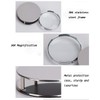 Mini 20X Folding Pocket Magnifier with Metal Case - Portable