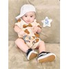 Infant Baby Boys Short Summer Outfit Toddler Bear Print T-Shirt