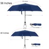 TradMall Travel Umbrella Windproof with 46 Inches Large Canopy Reinforced