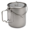 450ml 750ml Cup Set Ultralight Titanium Cup Hanging Pot Set