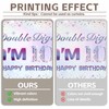 Swepuck Fabric 72x43inch 10th Birthday Pink Purple Backdrop