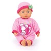 Bayer Design 92866AA Doll First Words Baby, talking, interactive, with
