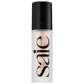 Saie Iluminador Ligero Glowy Super Gel - Luminizador E Imprimación de Maquillaje para Piel Luminosa - Enriquecido Con Vitamina C  Aceite de Escualeno 
