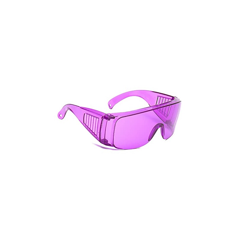 Purple Safety Goggles UV Resistant Safety Glasses Workshop Lab Construction