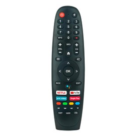 VINABTY Replacement Voice Remote Control Compatible with TV EC32V2HA EC40V2FA Compatible with SANSUI TV Compatible with BLAUPUNKT TV Compatible with Caixun TV Compatible with ARRQW TV