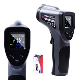 Autbye - Termómetro infrarrojo, Termómetro Pistola de Temperatura Láser Digital Sin Contacto 50C~550C 58F~1022F) Para uso Industrial, Cocina Detección de Moldes, Ambiente, Temperatura Superficia