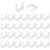 uxcell 32Pcs PVC Water Pipe Clamps Clips, U-Shaped Tubing Hose