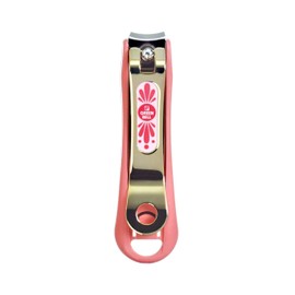 Gold Nail Clippers, Size M, Pink NC-135