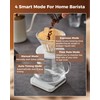 Tuni Rechargeable Mini Coffee Scale with Timer, 2kg/0.1g Accurate Espresso