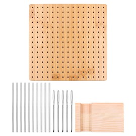 Namvo Knitting Machine Wooden Granny Square Blocking Board for Small Knitting or Crochet Pieces