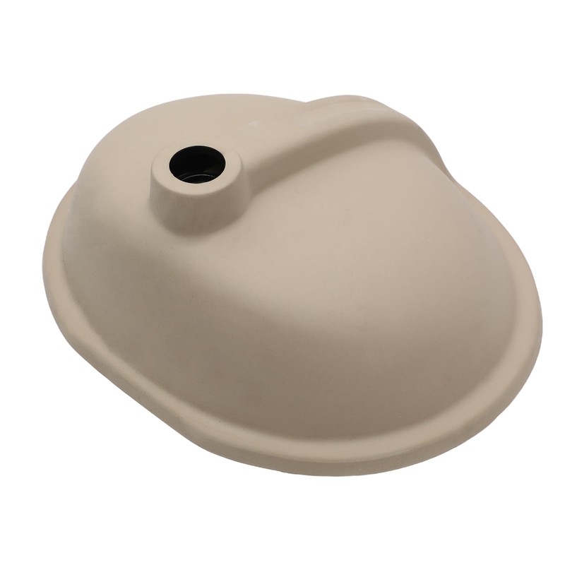 Sarlai Black Undermount Bathroom Sink -18 x15 inch Oval Vessel