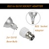B22 to GU10 Light Adapter, B22 Bayonet Cap to GU10