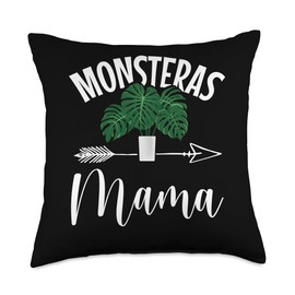 Monstera Plants Live Monstera Seeds Monstera Deliciosa Throw Pillow