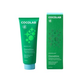 Cocoshine Teeth Whitening Toothpaste by Cocolab, Nano-Hydroxyapatite Toothpaste, Non-Fluoride with Xylitol and Coconut Oil, Gently Formulated for Sensitive Teeth, for Adults and Kids, Mint, 4 Oz