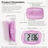 AVTREK Step Counter with Clip and Lanyard, 3D Pedometer Step