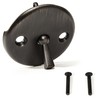 PF WaterWorks PF0972-ORB Bathtub Drain Assembly (Drainshoe, Traditional Strainer &