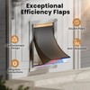 Aluminum Cat Door Interior Door, Pets Up to 22 lb