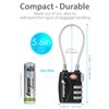 Fosmon TSA 3 Digit Code Cable Lock - 2 Pack