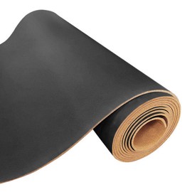 Large Cork Board Roll Gray Linen 96"x48" - 1/4" Thick 4'x8' Fabric Covered Corkboard for Walls, ZHIDIAN Frameless Bulletin Board Non-Adhesive Colored Cork Board for Office Decor