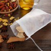 LUCKYBEE 100 Pcs Disposable Empty Bags 15*20 Line Tea Bags