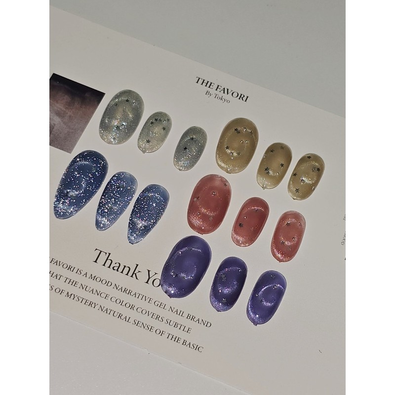 BangleMagnet [Handmade Nail Tip] Emily Nail - Mini Short Oval
