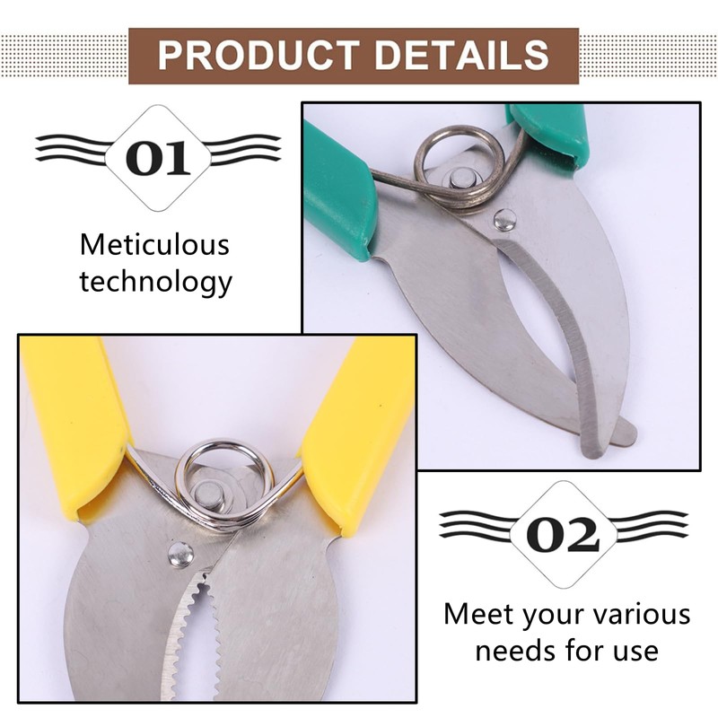 FJYXCHENXM 2 PCS Ring Barking Cutter Scissor Professional Grafting Tool