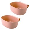 Wankd 2 x collection tray for kitchen waste for hanging,