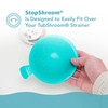 StopShroom STBLU232 Universal Stopper Plug Cover for Bathtub, Bathroom and