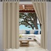 LORDTEX Indoor/Outdoor Curtains - Waterproof Tab Top Patio Curtains Sun