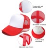 Ultrafun - Gorra de béisbol unisex de malla en blanco