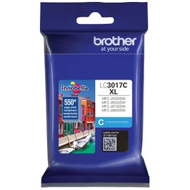 Brother LC-3017C Cartucho de Tinta Cian - Cartucho de Tinta para impresoras (Original, Cian, MFC-J5330DW, MFC-J6530DW, MFC-J6930DW, Inyección de Tinta, Alto Rendimiento (XL))