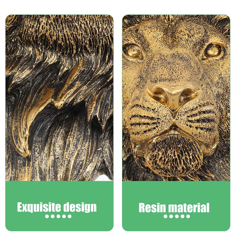 Veemoon Lightweight Lion Head Wall Decor Lion Head Wall Mount