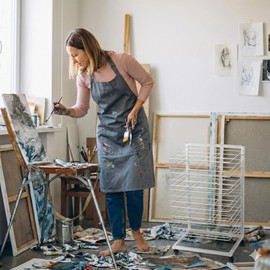 OFFICEROO Art Drying Rack for Classroom (White)