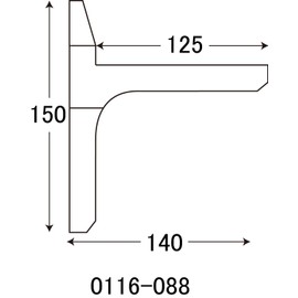 Best 1x6 White 1 Piece Gypsum Board Shelf Holder 16-88