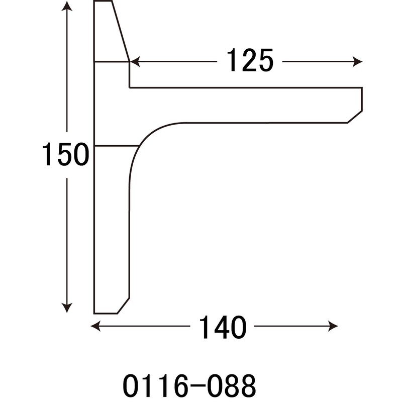 Best 1x6 White 1 Piece Gypsum Board Shelf Holder 16-88
