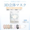 [R・BOOM] 【MASK KING】10枚ｘ2パックバイカラー 3Dマスク 敏感肌用 UVカット 軽量 薄い 不織布 立体マスク