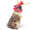 Conversation Concepts Australian Shepherd Tiny Miniature One Christmas Ornament Brown