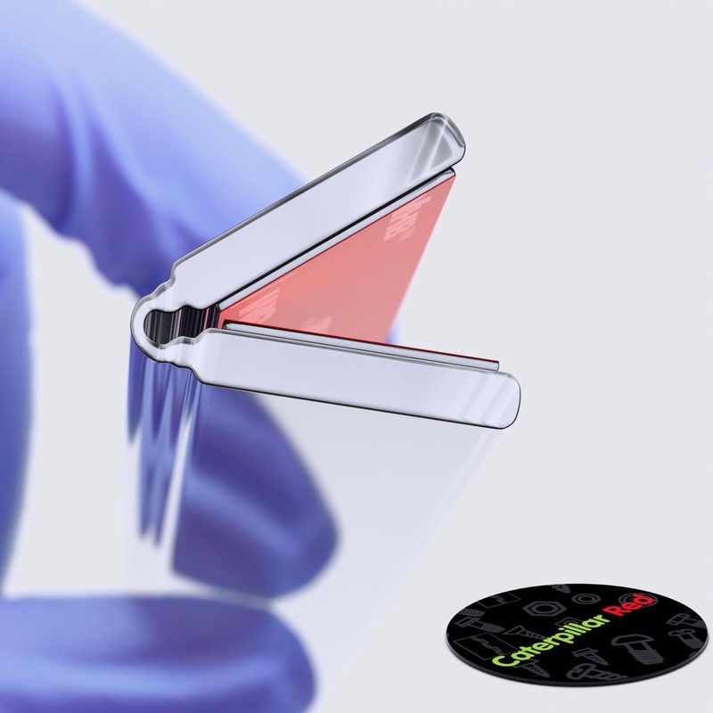 4X 200mm Acrylic Flexible Hinges - No Glue Required. Low