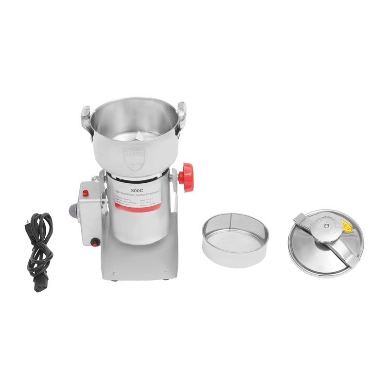 WUSILILU 800g Electric Grain Mill Grinder, 3500W 30000RPM Commercial Grinders,