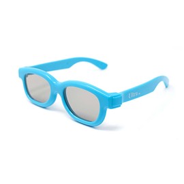 Ultra 1 x Blue Childrens Passive 3D Glasses Kids for Use with all Passive TVs Cinema Projectors and RealD Films Movies Circular Polarised 3D Glasses Passive Kids Movies Cinema 3D Glasses