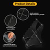 awagas Acrylic Knife Display Stand, Dagger Stand Clear Knife Display