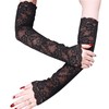 Coollooda Lace Arm Cover Lace Arm Cover Fingerless Gloves Bridal
