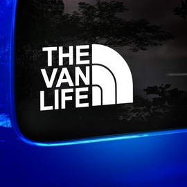 The Van Life Car Sticker, Vinyl Decal, Car Window Bumper Sticker, Van Caravan Sticker, Vanlife Sticker, 180mm