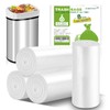 8 Gallon-Clear-Trash-Bags Tall Kitchen Garbage Bag - Large Recycling Medium